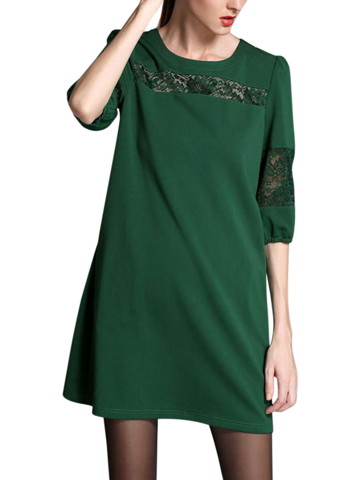 OEM Ladies Green Plus Size Dresses