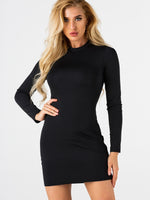 OEM Ladies Black Bodycon Dresses