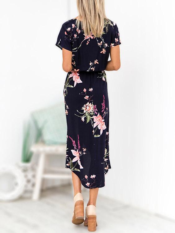 NEW FEELING Womens Floral Floral Dresses