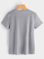 NEW FEELING Womens Grey T-Shirts