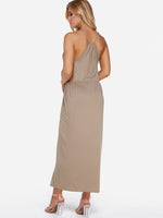 NEW FEELING Womens Khaki Sexy Dresses