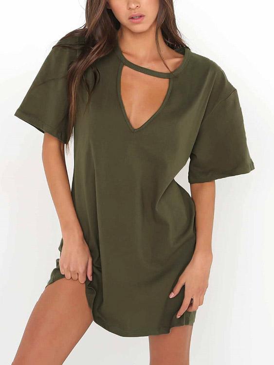 OEM Ladies Green Sexy Dresses