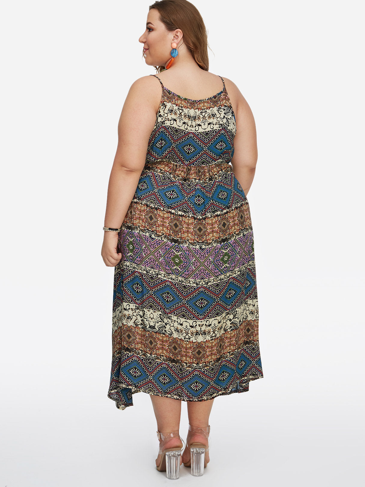 NEW FEELING Womens Multi Plus Size Dresses