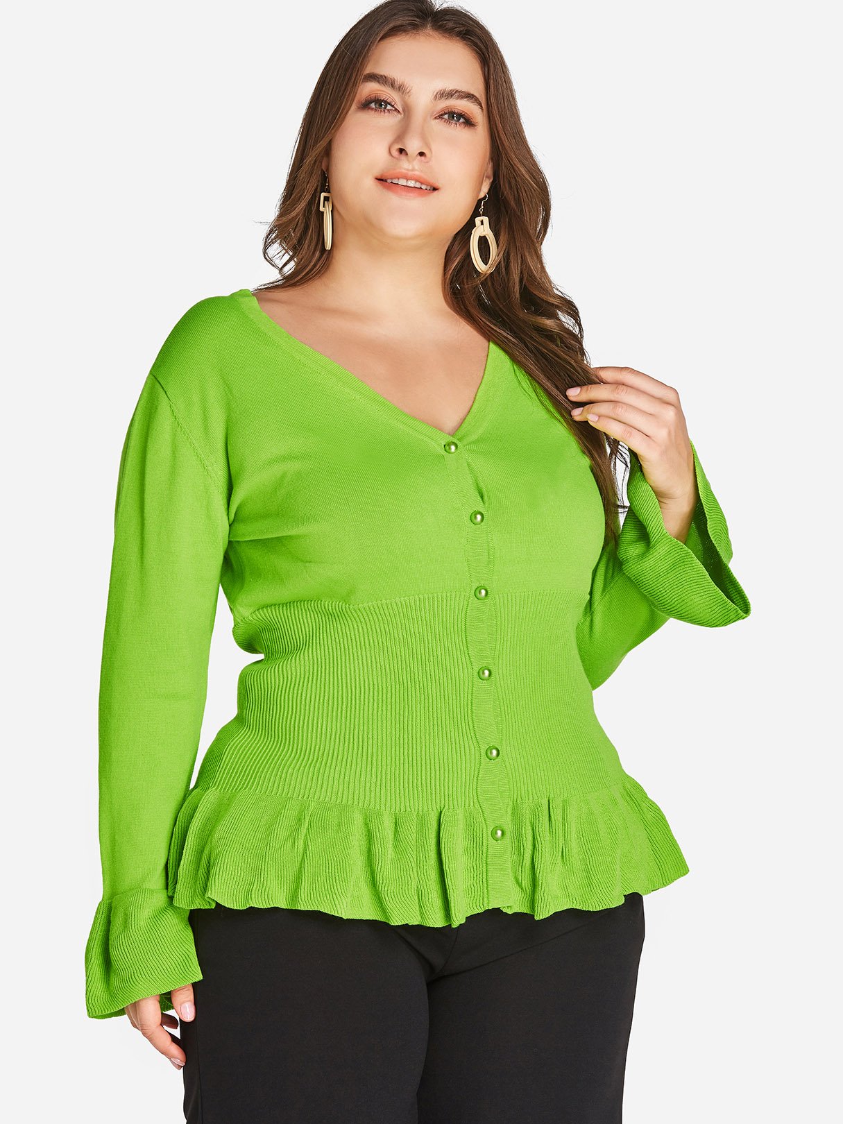 Plus Size Ladies Tops Blouses