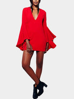 NEW FEELING Womens Red Sexy Dresses