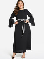 OEM ODM Womens Long Sleeve Plus Size Dress