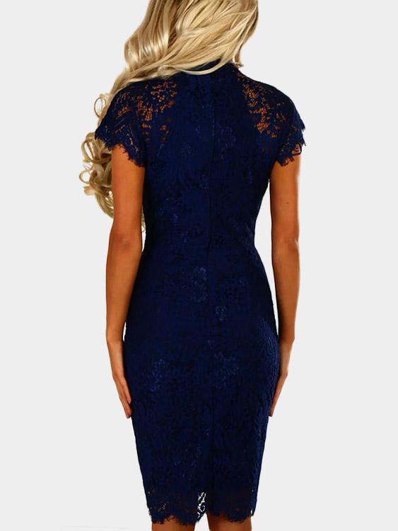 NEW FEELING Womens Navy Bodycon Dresses