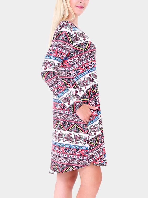 NEW FEELING Womens Multi Casual Dresses