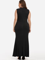 NEW FEELING Womens Black Plus Size Dresses