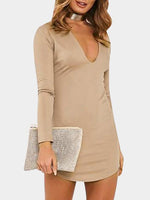 ODM Ladies Long Sleeve Mini Dress