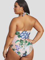 ODM Ladies Sleeveless Plus Size Swimwear