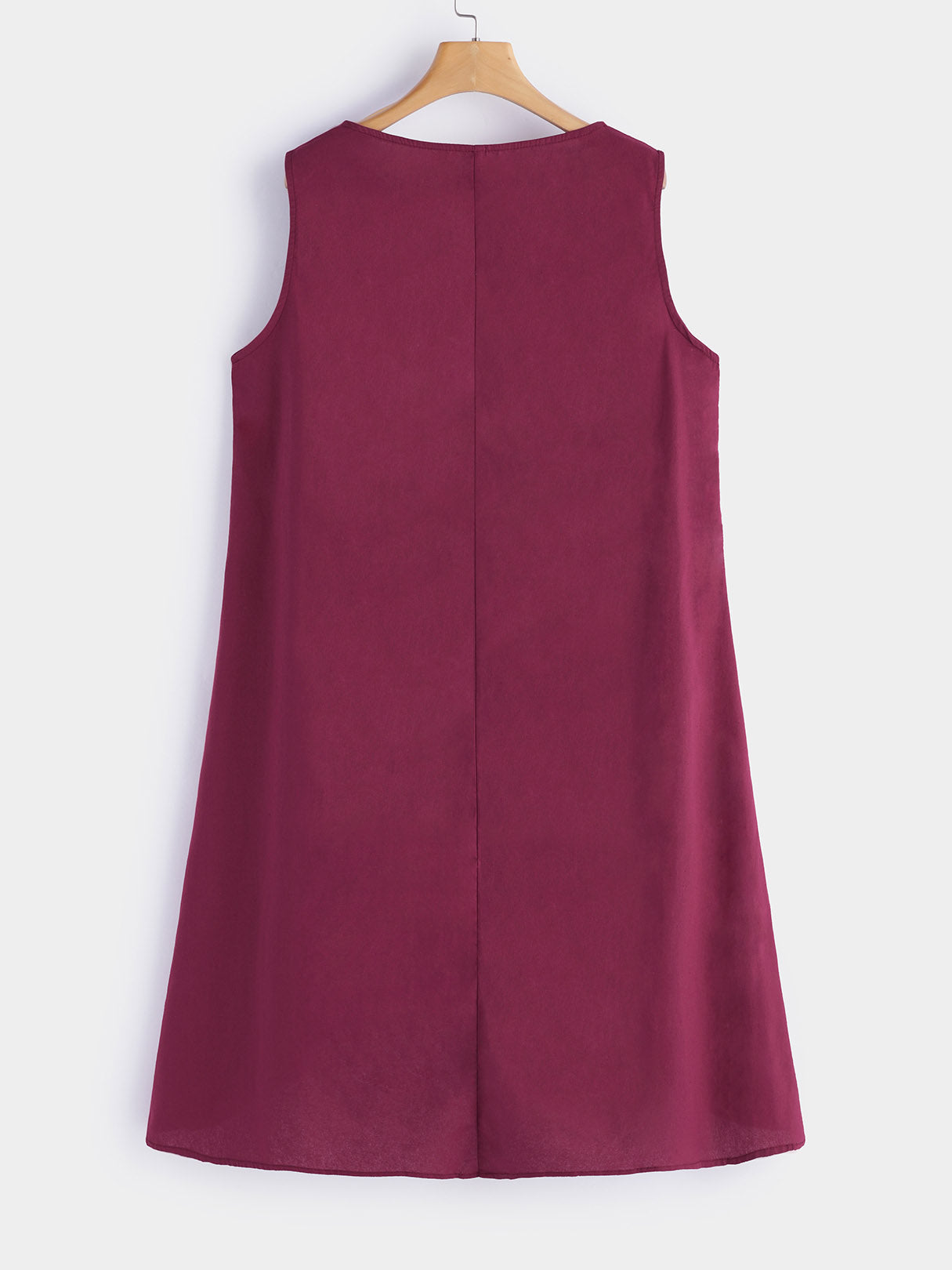 NEW FEELING Womens Burgundy Plus Size Dresses