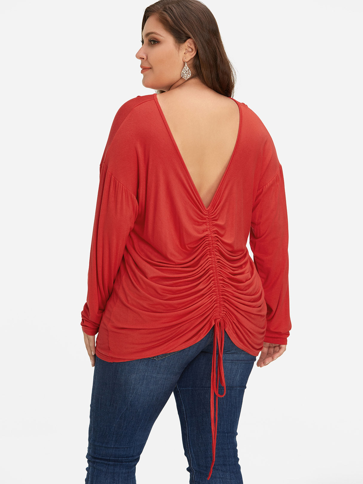 OEM ODM Womens Long Sleeve Plus Size Tops