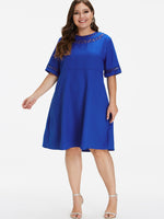 OEM ODM Womens Half Sleeve Plus Size Dress