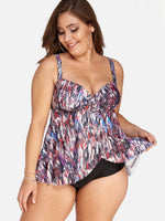 Wholesale Deep V Neck Backless Sleeveless Plus Size Swimwear