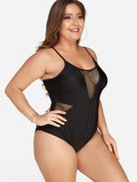 OEM Ladies Black Plus Size Swimwear