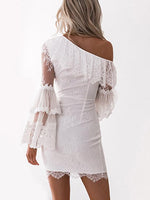 NEW FEELING Womens White Sexy Dresses