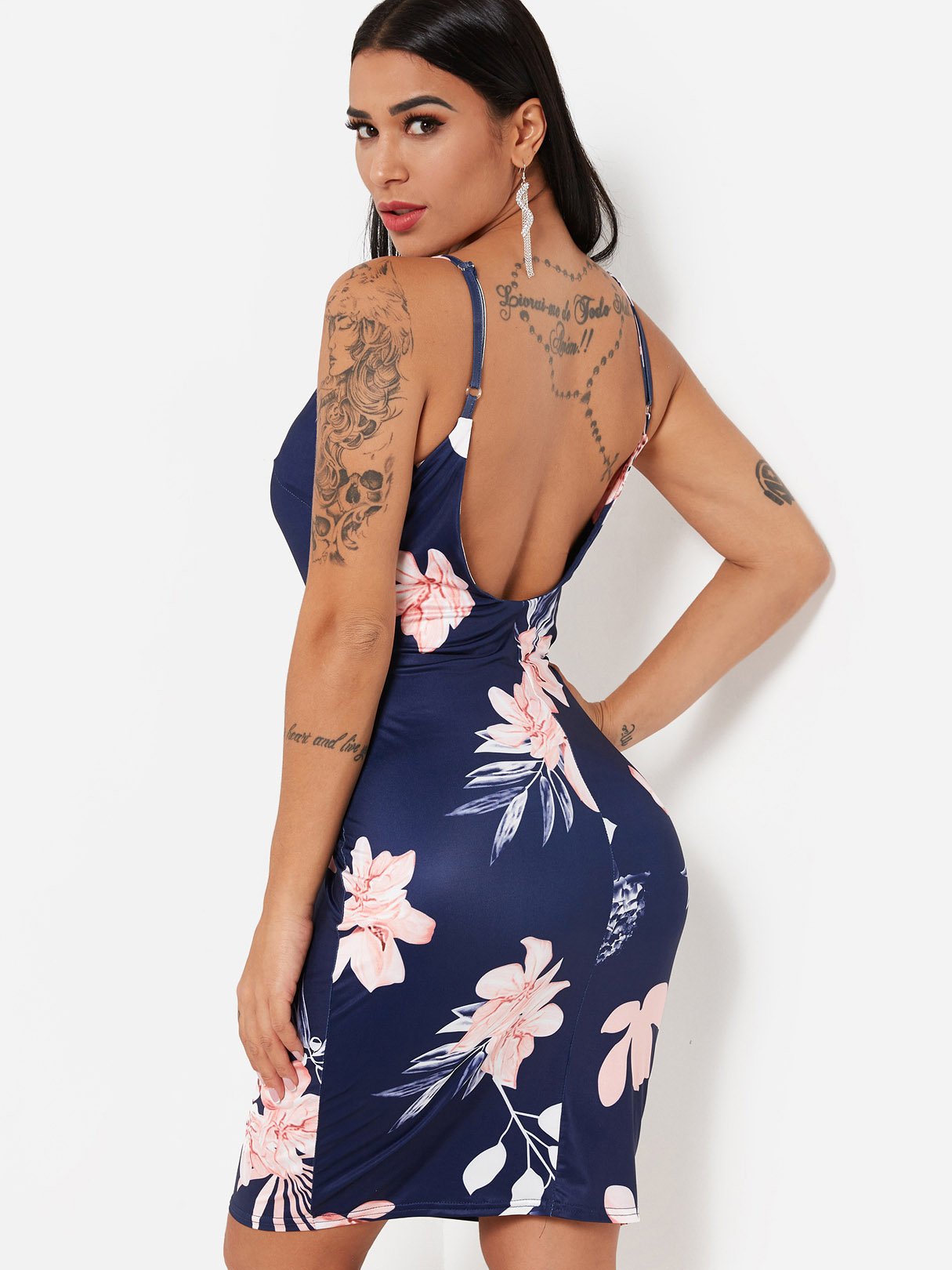 NEW FEELING Womens Navy Sexy Dresses