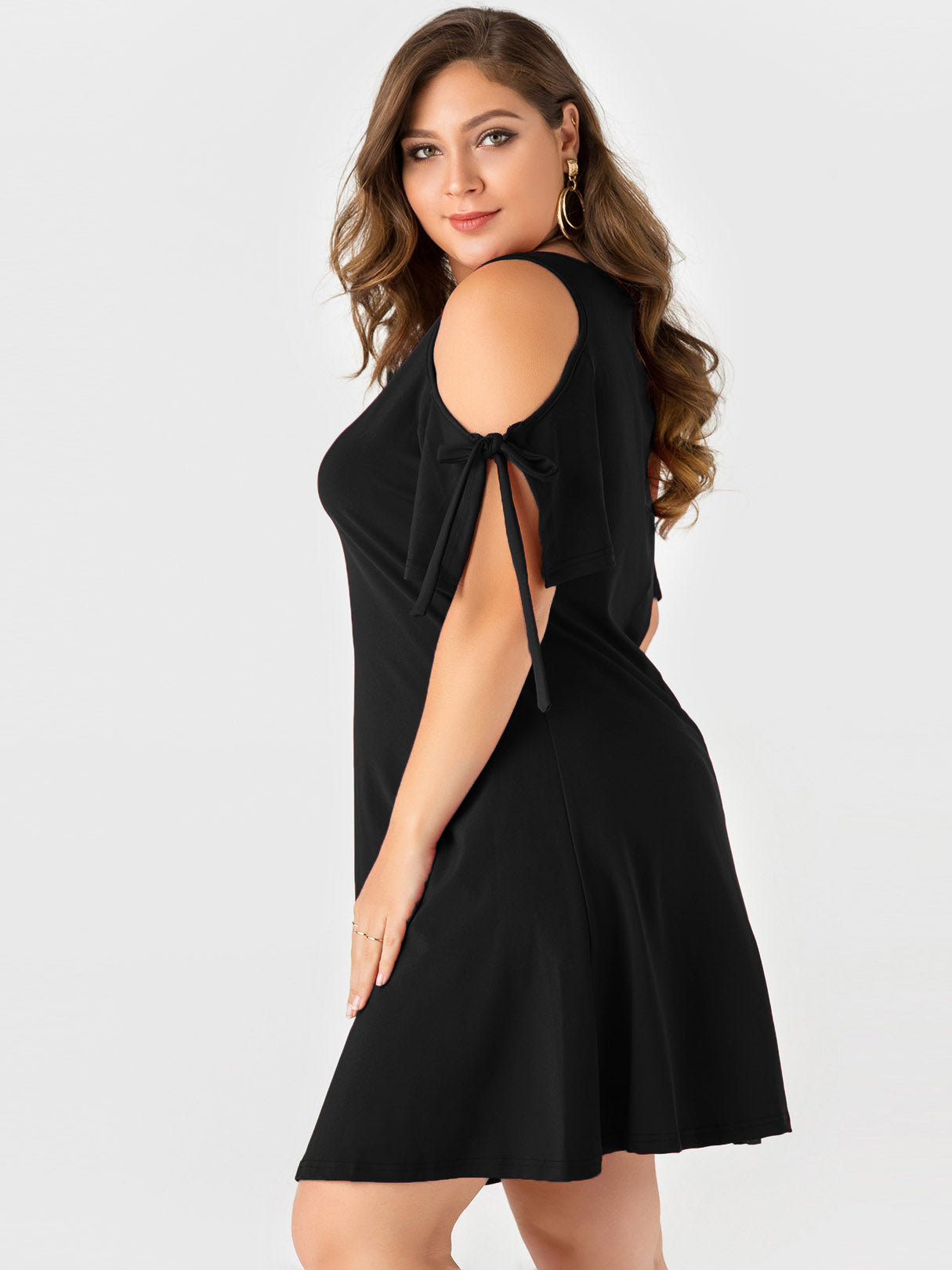 OEM Ladies Black Plus Size Dresses