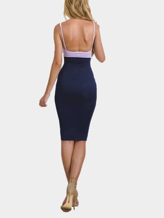 NEW FEELING Womens Navy Bodycon Dresses