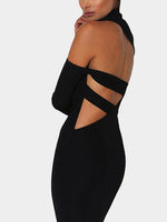 NEW FEELING Womens Black Bodycon Dresses