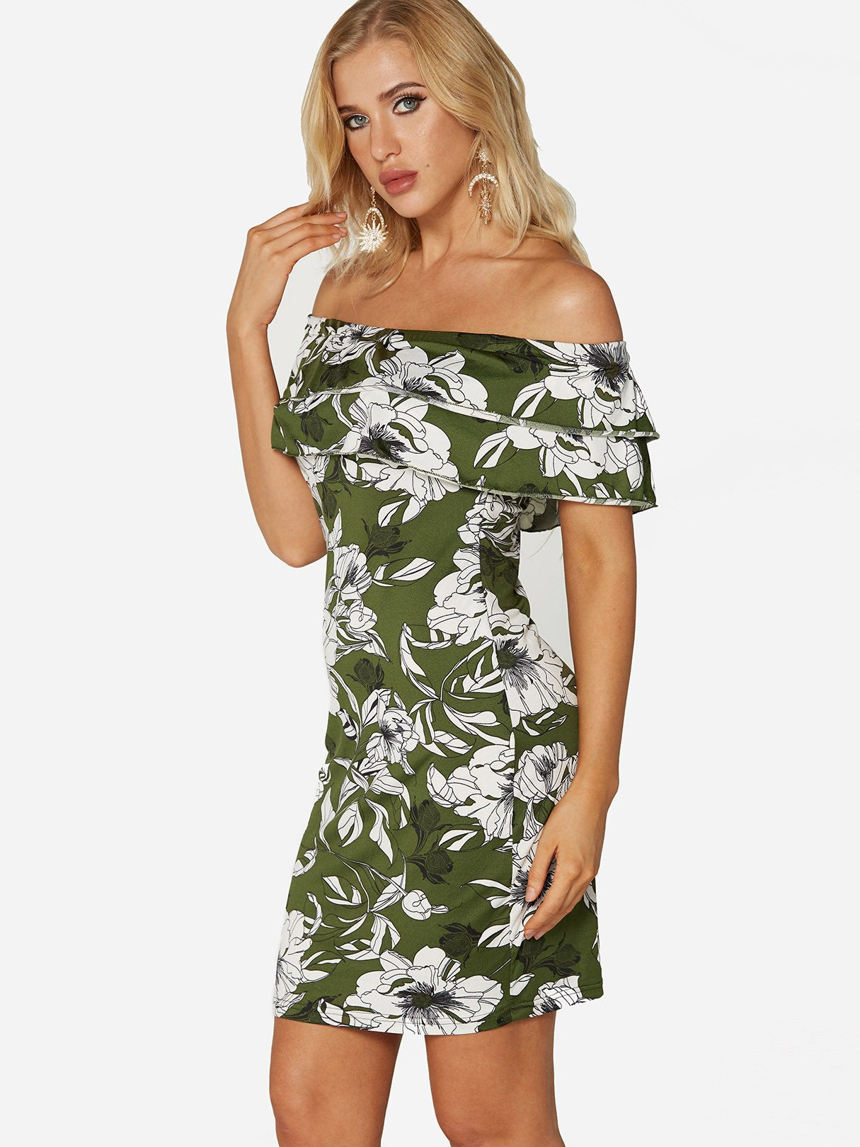 Custom Womens Floral Print Dresses