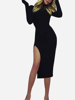 NEW FEELING Womens Black Bodycon Dresses