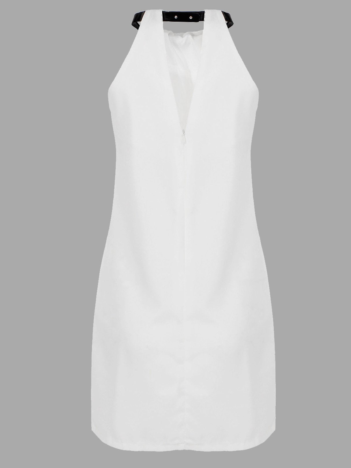 NEW FEELING Womens White Casual Dresses